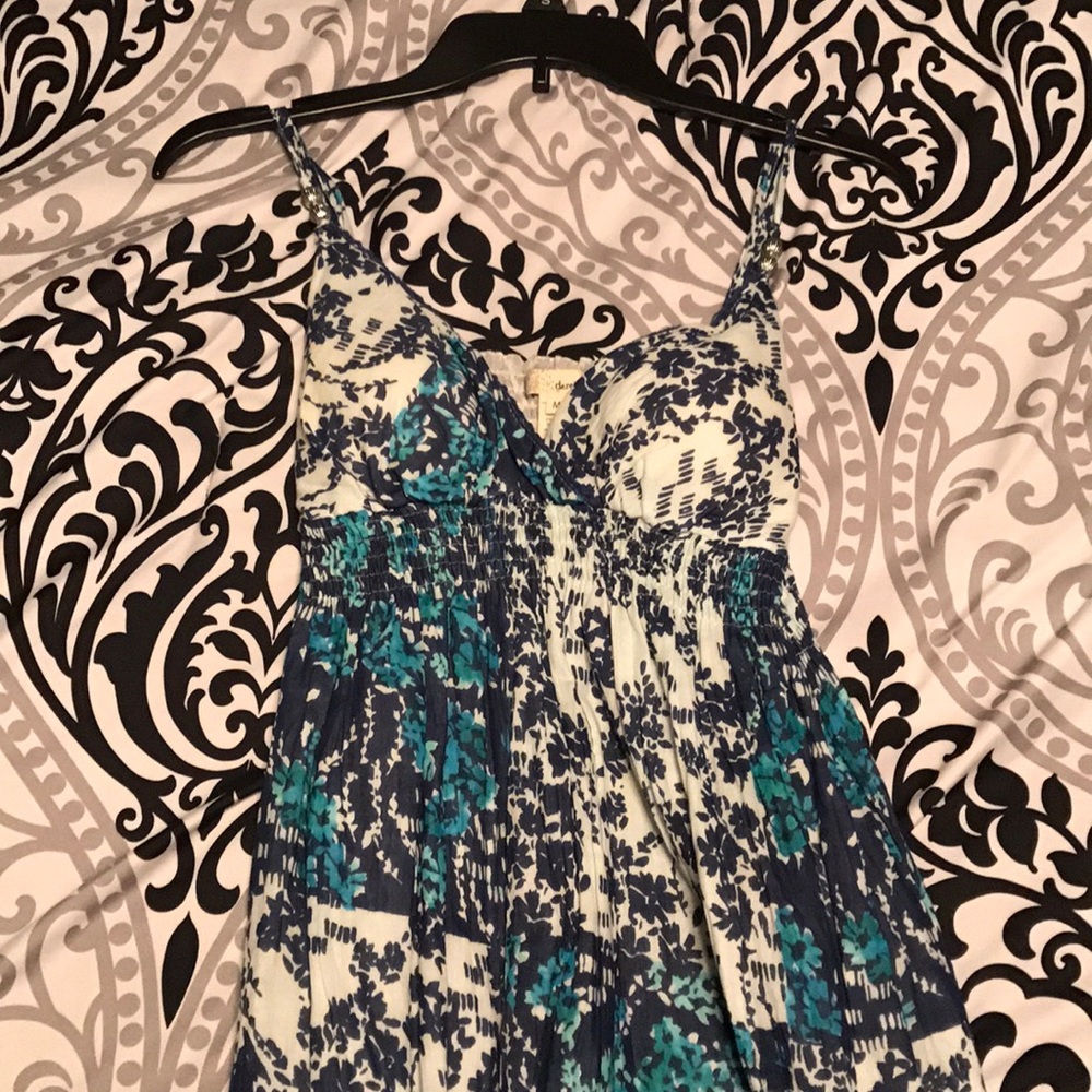 Blue Floral Dress